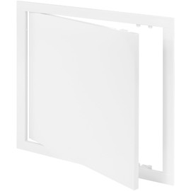 Vent Systems 16" x 16" Inch / 400 x 400 mm White Plastic Plumbing Access Panel - Plasterboard/Drywall Access Panel for Crawl Space - Wall Wire Cover - Access Door for Home, Garage, Wall, Ceiling