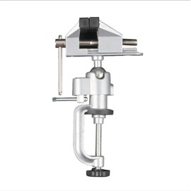 ZONADA 360° Rotating Table Bench Vise Aluminum Clamp for Hobby Work Small Parts Fixing Vise Swivel Workbench