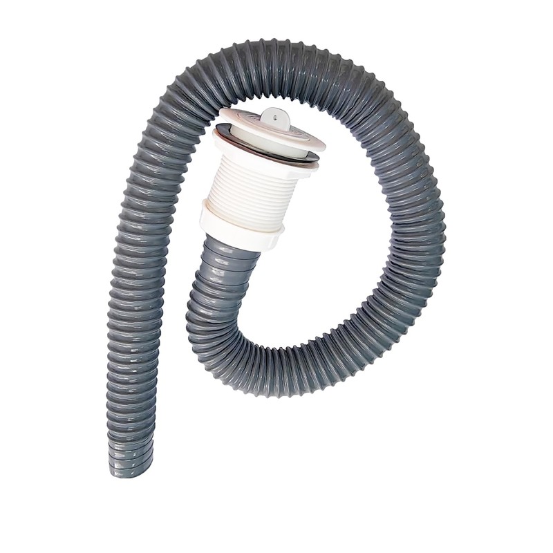 Qrity 1 x Siphon for the Kitchen Sink, Flexible Drain