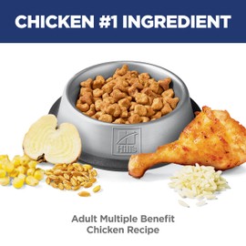 Hill's Science Diet Multi-Benefit, Adult 1-6, Multiple Benefit, Dry Cat Food, Chicken Recipe, 7 lb Bag