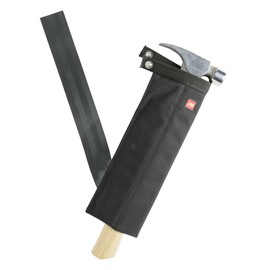 Diamondback Hammer Holster for Tool Belt - Padded Hammer Holster for Belt - Left Handed Hammer Holder for Tool Belt - Hammer Holster Sleeve 14"x6"x2.25" (Black)