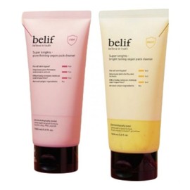 Transparent Glow Belif Super Nights Bright Toning Vegan Pack Cleanser 150ml Single Item / 투명광채 빌리프 슈퍼나이츠 브라이트 토닝 비건 팩 클렌저 150ml 단품