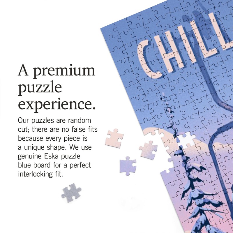 Lantern Press 1000 Piece Jigsaw Puzzle, Chill on The Uphill,