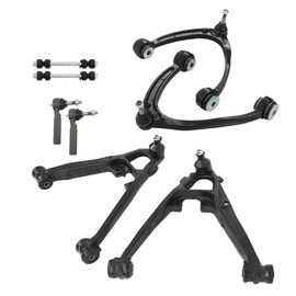 TJHSM 8pcs Front Upper and Lower Control Arms Kit Replacement for 2007-2013 Silverado Sierra 1500 2007-2014 Tahoe