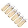 6Pcs GY6.35 LED Bulb 7W AC DC12V 700lm 72 LEDs