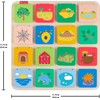 Fisher-Price Wood Preschool Toy Lift & Reveal Board, Early Learning