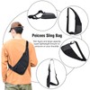 Peicees Sling Bag for Men Women Shoulder Bag Sling Backpack