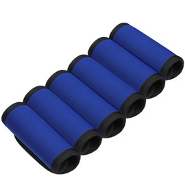 6 Pack Luggage Handle Wrap, Luggage Handle Wraps for Suitcase, Blue Luggage Tags, Suitcase Tags identifiers for Travel Accessories