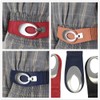 irisaa Wide Women's Elastic Waist Belt, Waist Belt, Stretch Belt
