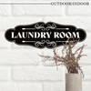 Laundry Room Sign for Door - 9x3 Dibond Laundry Decor