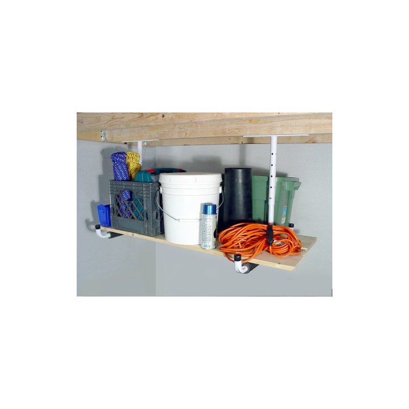 Lehigh H13010 Two Way Adjustable Overhead Storage Hanger, Grey,Large