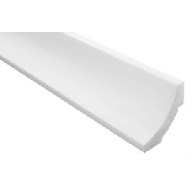 MARBET DESIGN Stucco Moulding XPS Polystyrene White - Ceiling Moulding Mouldings E-Strips - (2 Metres / 1 Strip E-12)