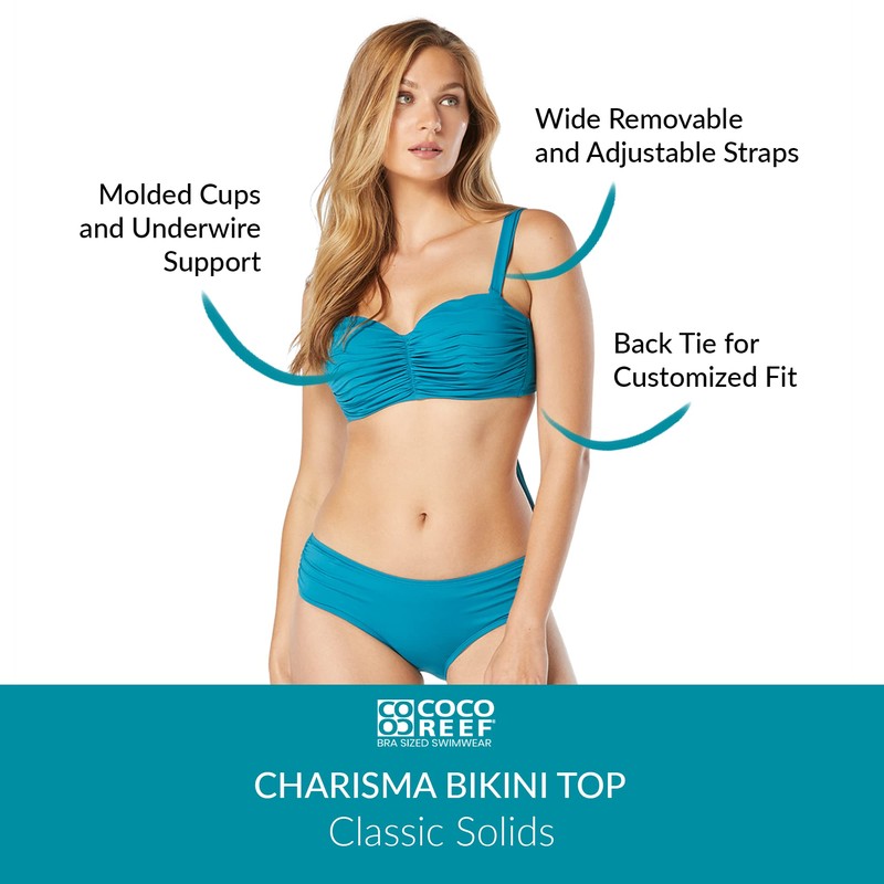Coco Reef Charisma - Parte superior de bikini con aros