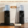 HOSASSPER Water Cooler Mat, Water Dispenser Mat, 22"x19" Non-Slip Silicone