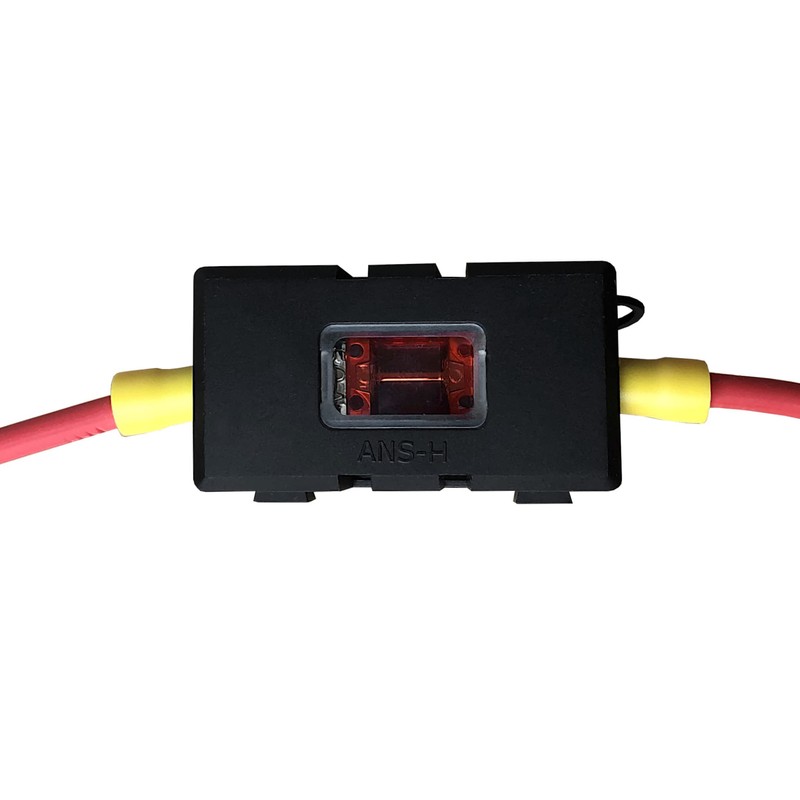 MGI SpeedWare Mini-ANL/MIDI Inline Fuse Holder with Cover and Bolt-Down