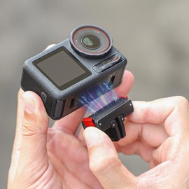 Magnetic Adapter Mount Compatible for DJI Osmo Action 5pro/4/3/2 Camera, Quick Release Adapter Extension Base Accessories