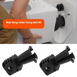 LT Easiyl 1 Set of Mounting Screws for Wall-Mounted Toilets Compatible with Geberit Compatible with Grohe 38.8 x 75.5 mm Anchor Set for Wall-Mounted Toilets