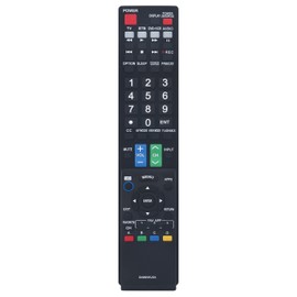 GA890WJSA Replaced Remote fit for Sharp AQUOS TVs LC42LE540U LC42LE540U LC46LE540 LC46LE540U LC46LE540U LC70C6500U LC70LE75 LC80LE642U GB118WJSA GB004WJSA GB005WJSA GB105WJSA GA935WJSAE