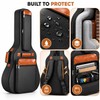 41-Inch Acoustic Guitar Bag for Travel – Thickened Padded Oxford