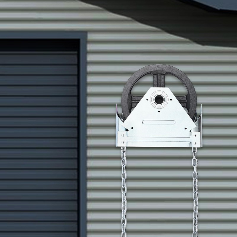 AGULIUM Garage Door Chain Hoist-1:1 Reduced Drive, Direct Drive Heavy