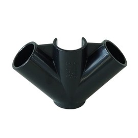 矢崎化工 Φ28 イレクター プラスチックジョイント ブラック J-108 S BL