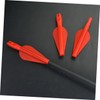 Kisangel 3sets 20 Arrow Plastic Arrow Tails Sturdy Training Accessories