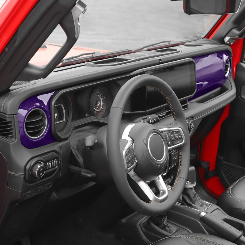 RT-TCZ Center Console Trim Cover Dashboard Control Panel Cover Decorative