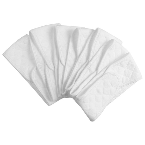 HEALLILY Cotton Umbilical Protective Bands Baby Navel Belts Infant Belly Bands 10Pcs (White)