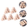 OHPHCALL Functional 100pcs Wooden Dice Cubes Unfinished for DIY Projects