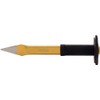 KS Tools 162.0293 Cross chisel with hand grip, flat, oval,