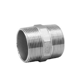 Beduan 1.25" Male NPT Nipple Hex 304 Stainless Steel Pipe Fitting (Pack of 1)