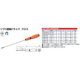 KTC (ke-te-si-) Soft Fine Axis Driver Cross D7SP – 0010