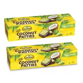 Anastasia Confections Key Lime Flavor Coconut Patties,net wt 12 OZ ( Pack Of 2 )