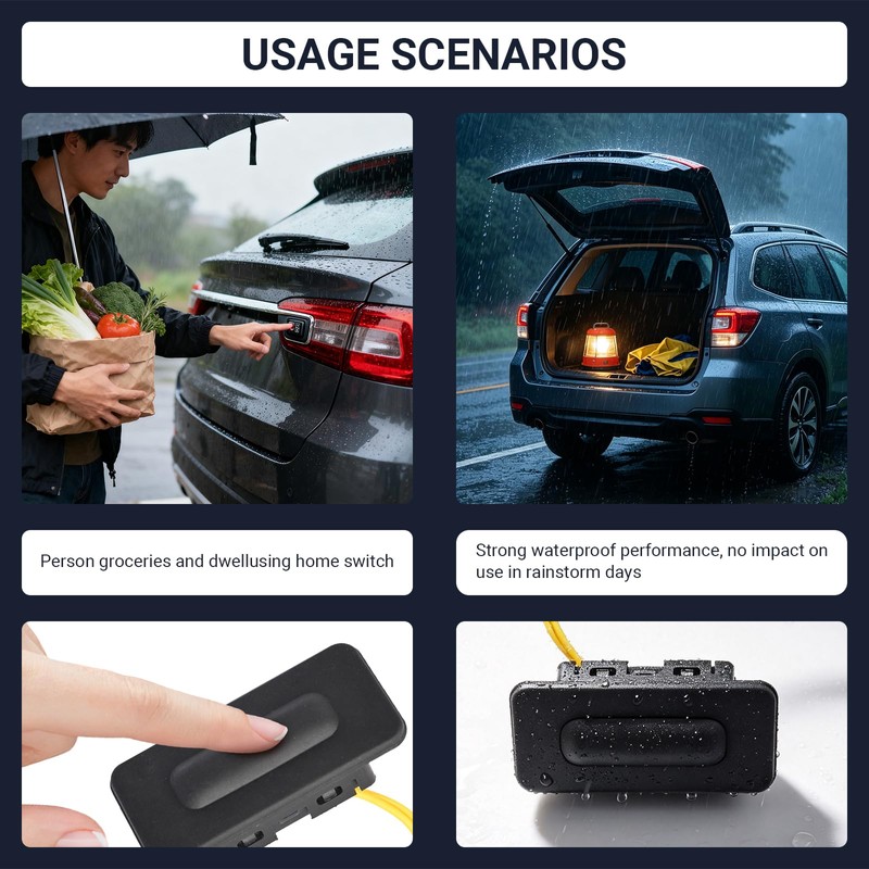 Fabelhpart Trunk Release Switch Compatible with Ford Focus C-Max Mk3