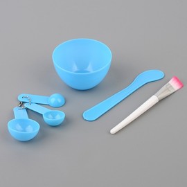 4-Piece Face Mask & Massage Beauty Set Beauty Ball Set Blue 6ea