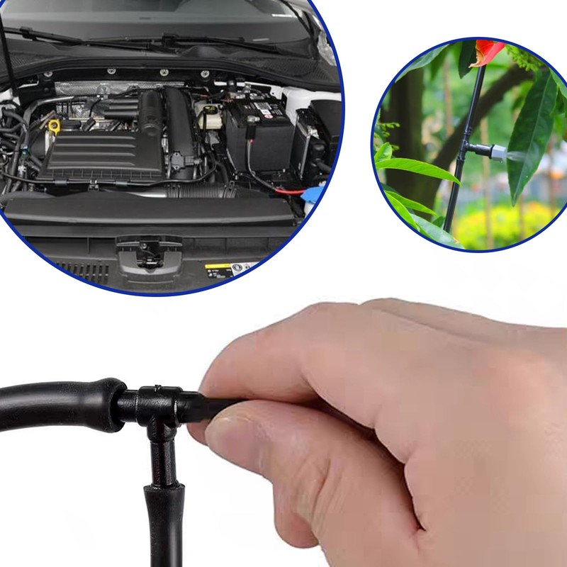 34 Size 165 PCS Automotive Vacuum Tubing Connector Vacuum Tee
