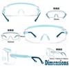 XYNISQ Goggles, Safety Glasses, Pollen Glasses, For Work, Anti-Fog, Dustproof,
