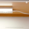 GE LED Undercabinet Light Fixture, Linkable Integrated Plug-In Fixture, Warm