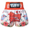 Tuff Boxing Muay Thai Shorts Trunks (TUF-MS633-ORG, M)