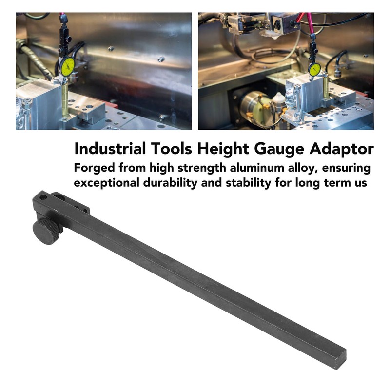 9x9x200mm Industrial Tools Height Gauge Adaptor with Clamp Square Dial