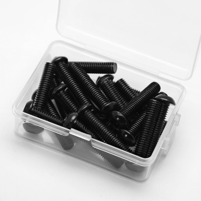 M6 x 30 mm Rounded Head Screws with Hexagon Socket