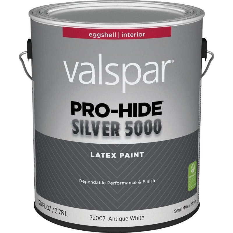 Valspar 72007 Antique White Pro-Hide Silver 5000 Interior Wall Paint,