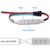 XMSJSIY RGB Led Dimmer Controller LED Strip Light Brightness Controller