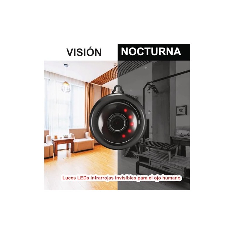 ZINKER Mini Camara Espia WiFi Oculta Full HD iOS Android