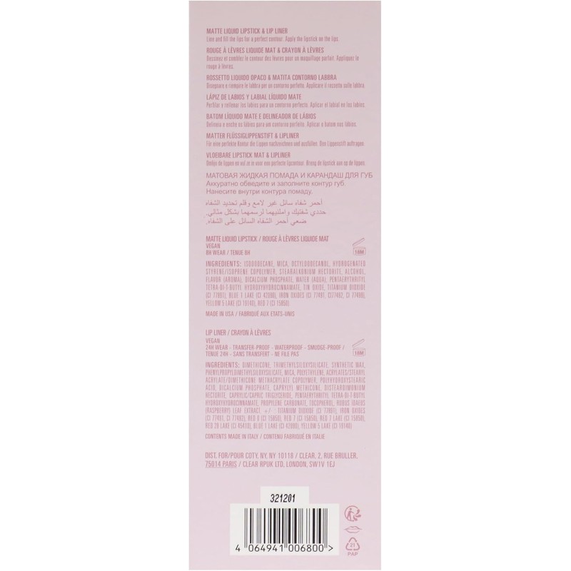 Kylie Cosmetics Matte Lip Kit Snow Way Bae – Labial