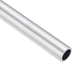 TA-VIGOR 1Pc 6063 Aluminum Round Tube, 30mm OD 24mm ID 200mm Length Metal Seamless Straight Tubing Aluminum Pipe for Home Furnishing, Machinery, DIY Handicraft