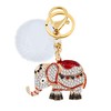 Tobestu Creative Cartoon Elephant Keychain Alloy Rhinestone Cute Animal Keyring