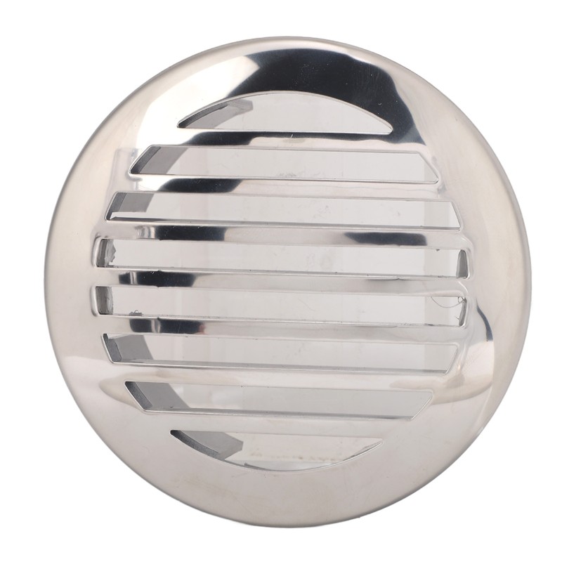 4pcs Stainless Steel Air Vents Louvered Grille Cover Vent Hood