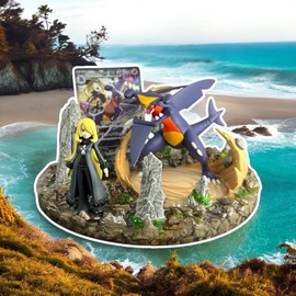 Cynthia Garchomp ex  TCG Trainer Series Collector Card Holder Display Stand SV