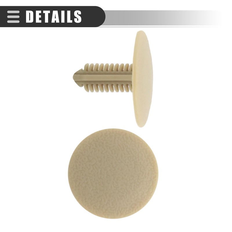Motoforti Universal Car Trim Door Panel Retainer Clip Rivet,7mm Hole